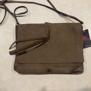 Jo-Brown Leather HandBag